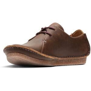 NWT Clarks womens Janey Mae oxfords shoes, Beeswax-Size 5.5 US